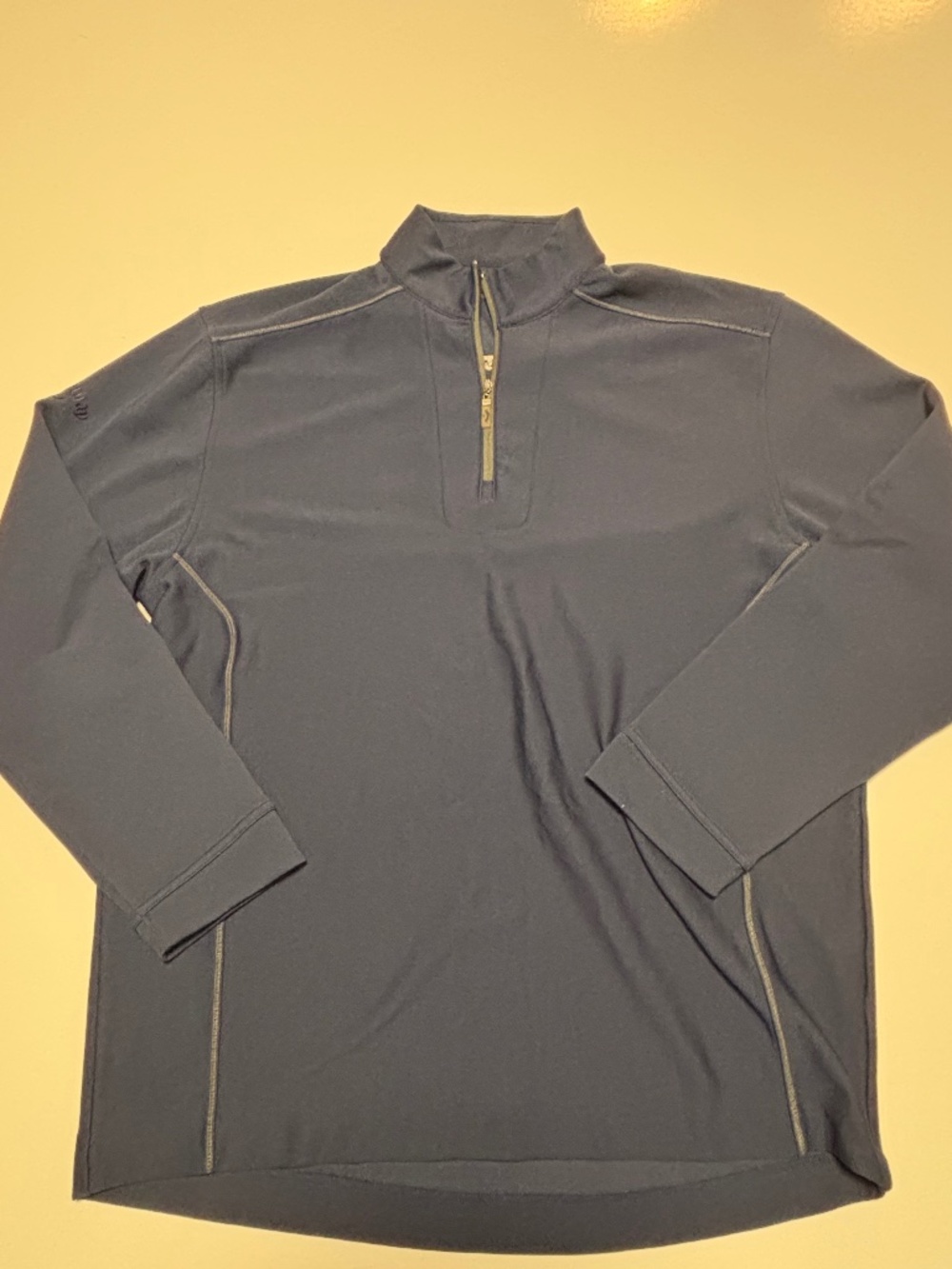 Mens Navy Callaway 1/4 Zip Up Golf Pull Over Size XXL